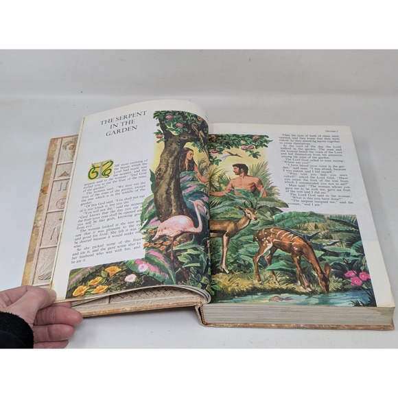 The Children's Bible Golden Press Hardcover Book Vintage 60s 1960s 1962 1965 - Picture 10 of 16